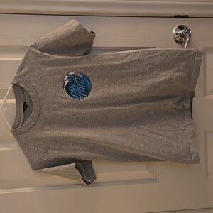 Santa Cruz Boys Shirt. Size Medium. Color Gray